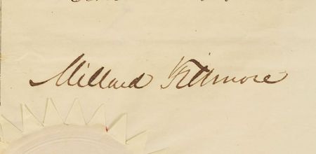 Lot #250 Millard Fillmore and Daniel Webster Signed Document - Image 2