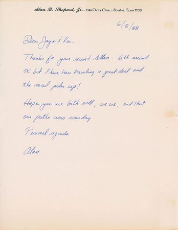 Lot #174 Alan Shepard - Image 1