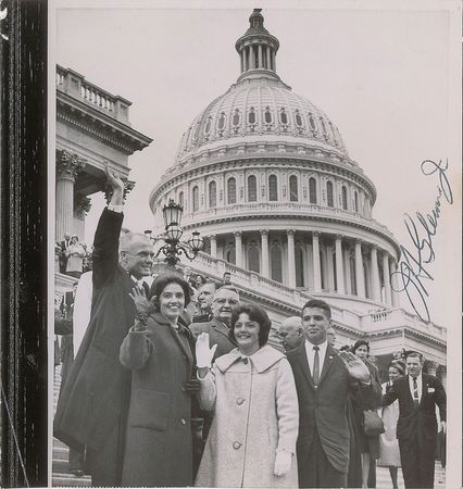 Lot #213 John Glenn Signed Photograph - Image 1