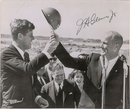 Lot #213 John Glenn Signed Photograph - Image 2