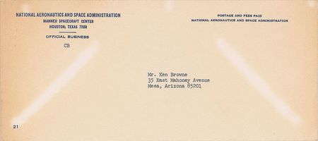 Lot #185 Neil Armstrong: 