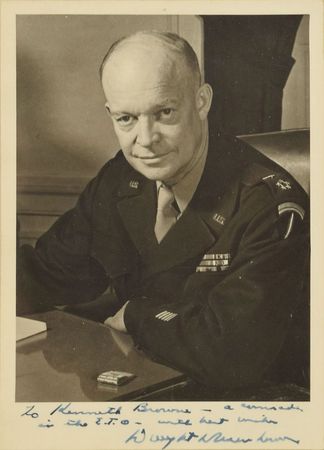 Lot #281 Dwight D. Eisenhower Signed Photograph - Image 2