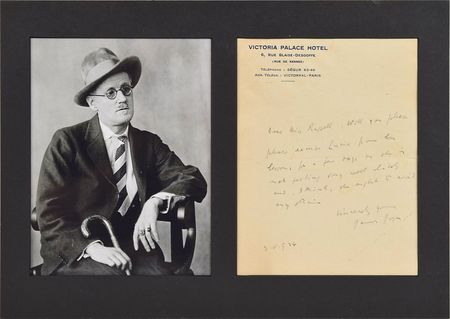 Lot #588 James Joyce: Joyce excuses his daughter Lucia - Image 1