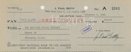 Lot #422 J. Paul Getty - Image 2