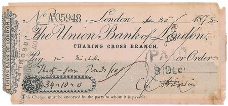 Lot #29 Charles Darwin: Exceedingly rare 1878