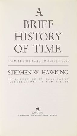 Lot #59 Stephen Hawking: Rare galley proof of A Brief History of Time - Image 2