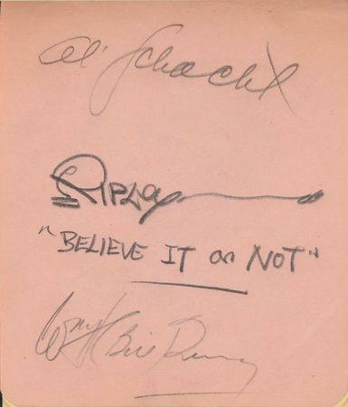 Lot #985 Walter Johnson Autograph Book - Image 3