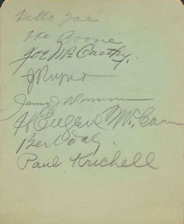 Lot #985 Walter Johnson Autograph Book - Image 4