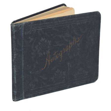 Lot #985 Walter Johnson Autograph Book - Image 6