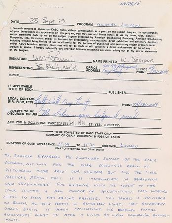 Lot #227 Wally Schirra - Image 2