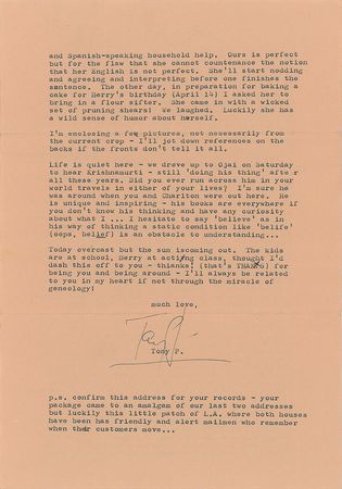 Lot #946 Anthony Perkins - Image 2