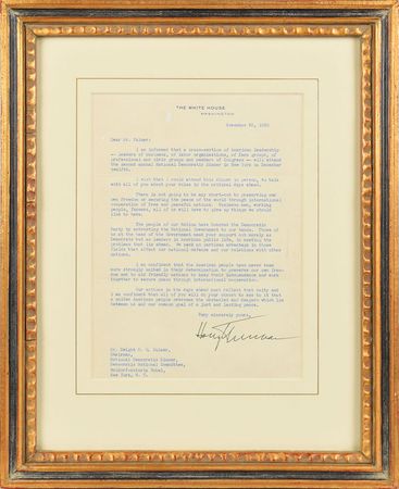 Lot #278 Harry S. Truman: 