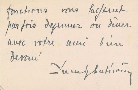 Lot #504 Pierre-Georges Latecoere Handwritten Letter Signed - Image 2