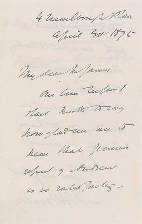 Lot #68 Thomas H. Huxley Handwritten Letter Signed - Image 1