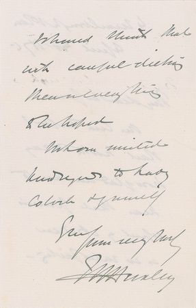 Lot #68 Thomas H. Huxley Handwritten Letter Signed - Image 3