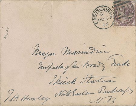 Lot #68 Thomas H. Huxley Handwritten Letter Signed - Image 4