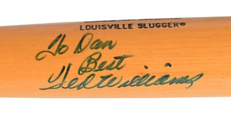 Lot #1021 Ted Williams Baseball Bat - Image 2