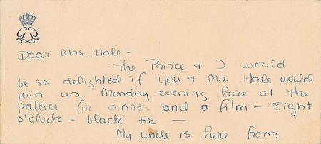 Lot #391 Princess Grace of Monaco Handwritten Letter Signed - Image 1