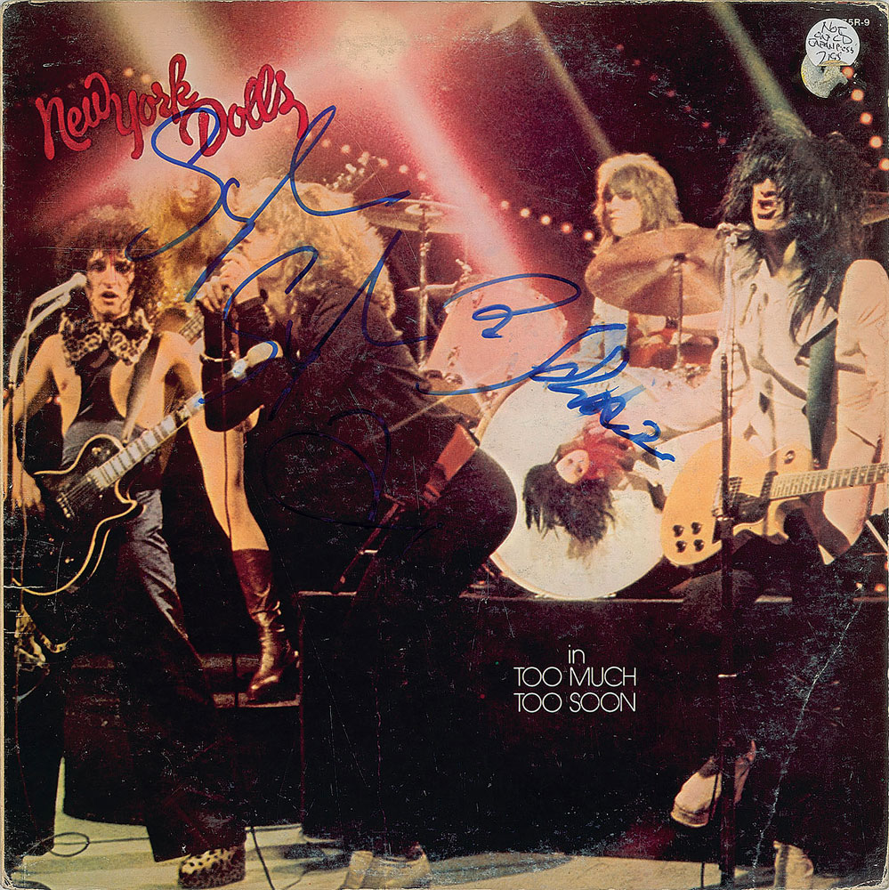 New York Dolls Signed Album | RR Auction