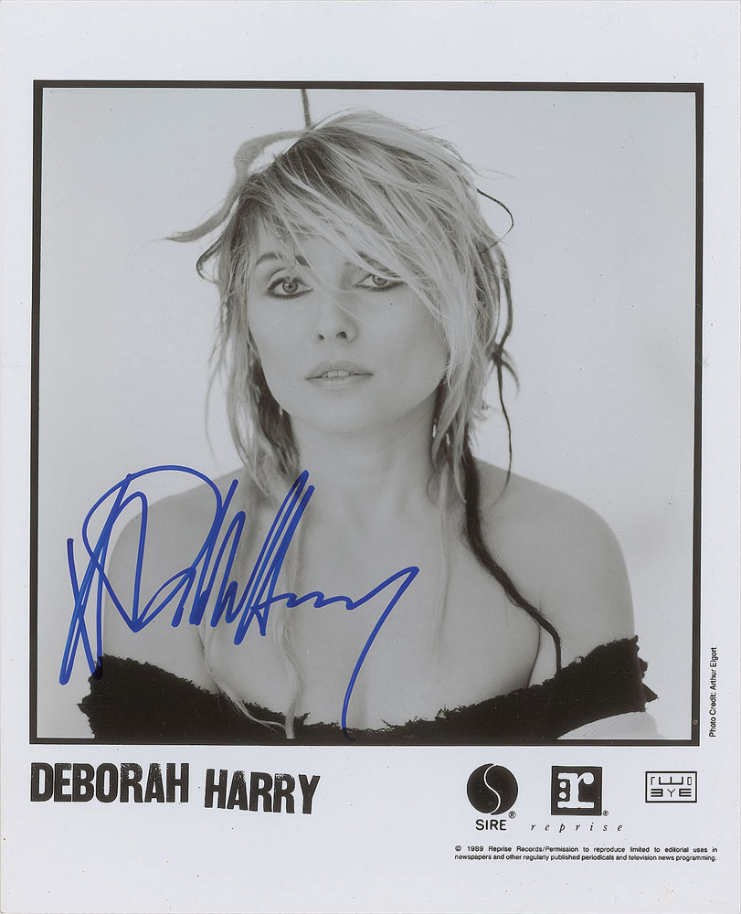 ◆Blondie◆Debbie Harryのサイン入りLP Deborah Harry (blondie) Debbie Signed 8