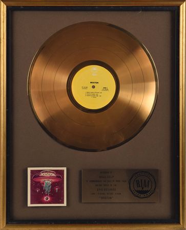 Lot #2491 Brad Delp's Boston Sales Award