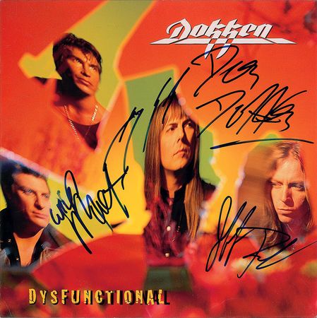 Lot #2651  Dokken Pair of Signed Album Flats - Image 2