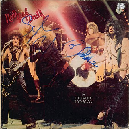 Lot #2450  New York Dolls Signed Album - Image 1