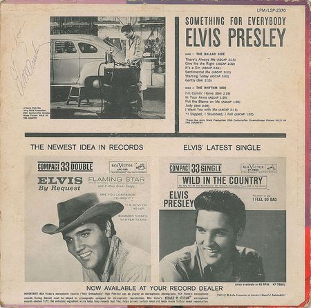 Lot #2082 Elvis Presley Signed Album - Image 1