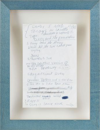 Lot #2168 Michael Jackson Handwritten Note - Image 1