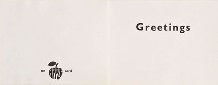 Lot #2017  Beatles 1968 Apple Boutique Greeting Card - Image 2