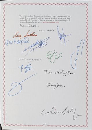 Lot #2240  Blinds and Shutters Multi-Signed Book - Image 1