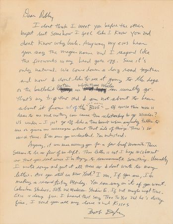 Lot #2099 Bob Dylan Autograph Letter Signed - Image 2