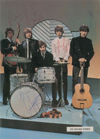 Lot #2112  Rolling Stones Signed Photograph