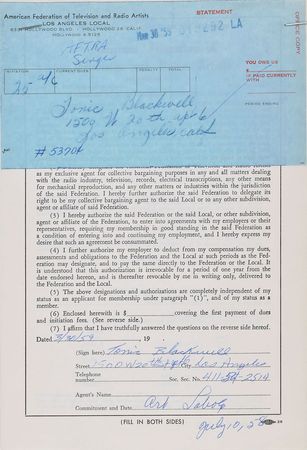 Lot #5370  Musician Contracts - Image 5