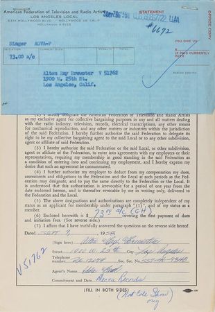 Lot #5370  Musician Contracts - Image 6