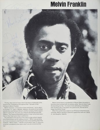 Lot #2309 The Temptations Signed Program - Image 3