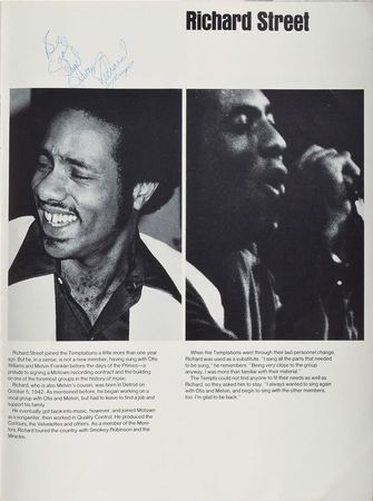 Lot #2309 The Temptations Signed Program - Image 5