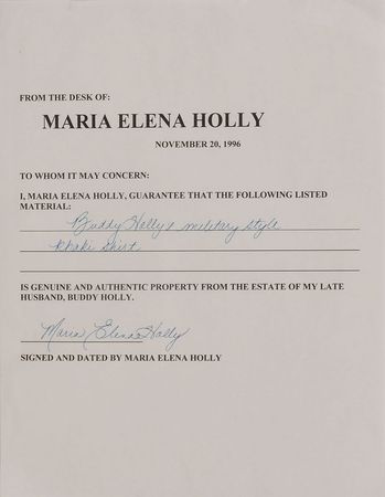 Lot #2232 Buddy Holly’s Work Shirt - Image 3