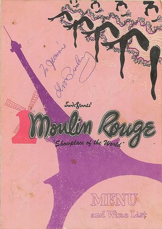 Lot #2084 Elvis Presley Signed Menu