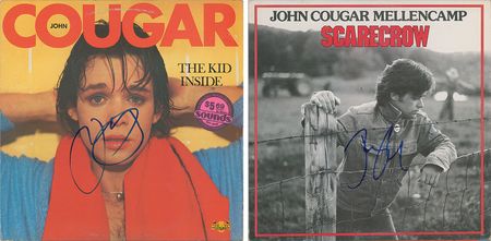 Lot #2665 John Mellencamp Pair of Signed Albums - Image 1