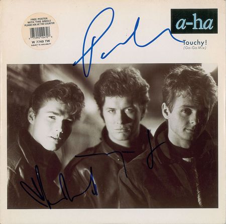Lot #2636  A-ha Signed Album - Image 1