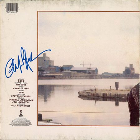 Lot #2633  U2: Bono and Edge Signed Album - Image 2