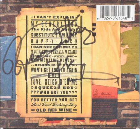 Lot #2324 The Who: Daltrey and Townshend Signed CD - Image 1