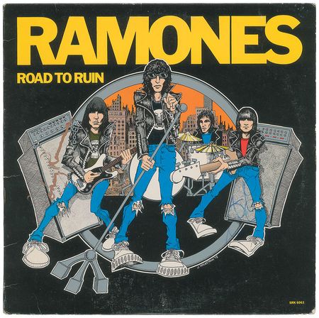 Lot #2584 Johnny and Dee Dee Ramone Pair of Signed Albums - Image 1