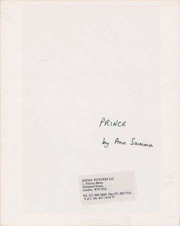 Lot #2770  Prince Original Vintage Photograph - Image 2