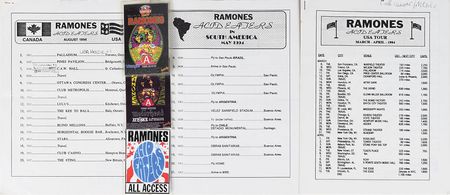 Lot #2526 CJ Ramone's 1994 Acid Eaters Tour