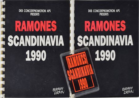 Lot #2517 CJ Ramone's 1990 Brain Drain Tour