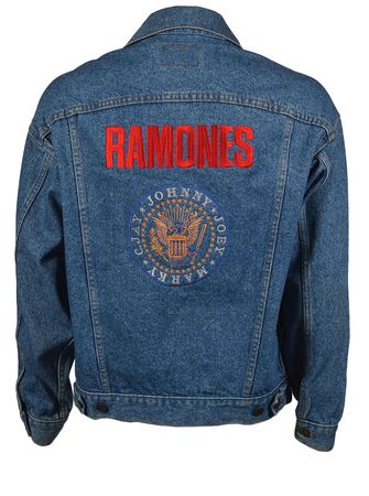 Lot #2505 CJ Ramone's Simpsons Presentation Denim Jacket - Image 2