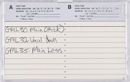 Lot #2539 CJ Ramone's 'Spiderman' Cassette Tape - Image 1