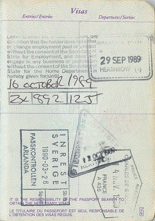 Lot #2543 CJ Ramone's Passport - Image 6